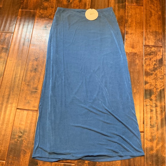BRAND NEW Maxi Skirt Blue Size US 12 - Picture 4 of 7